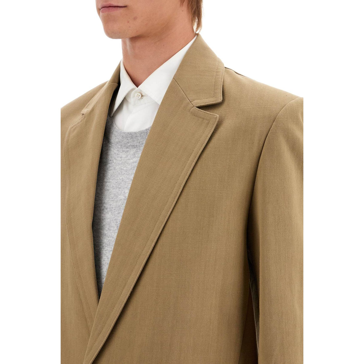 Single-breasted Canvas Jacket