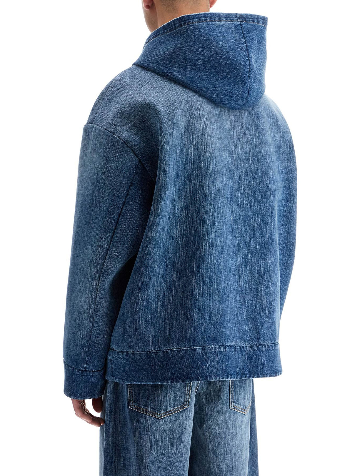 Boxy Cropped Denim Jacket-Valentino Garavani-JOHN JULIA