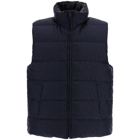 VALENTINO GARAVANI-Toile Iconographe Reversible Down Vest -JOHN JULIA.