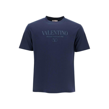 Embossed Logo Cotton T-Shirt.