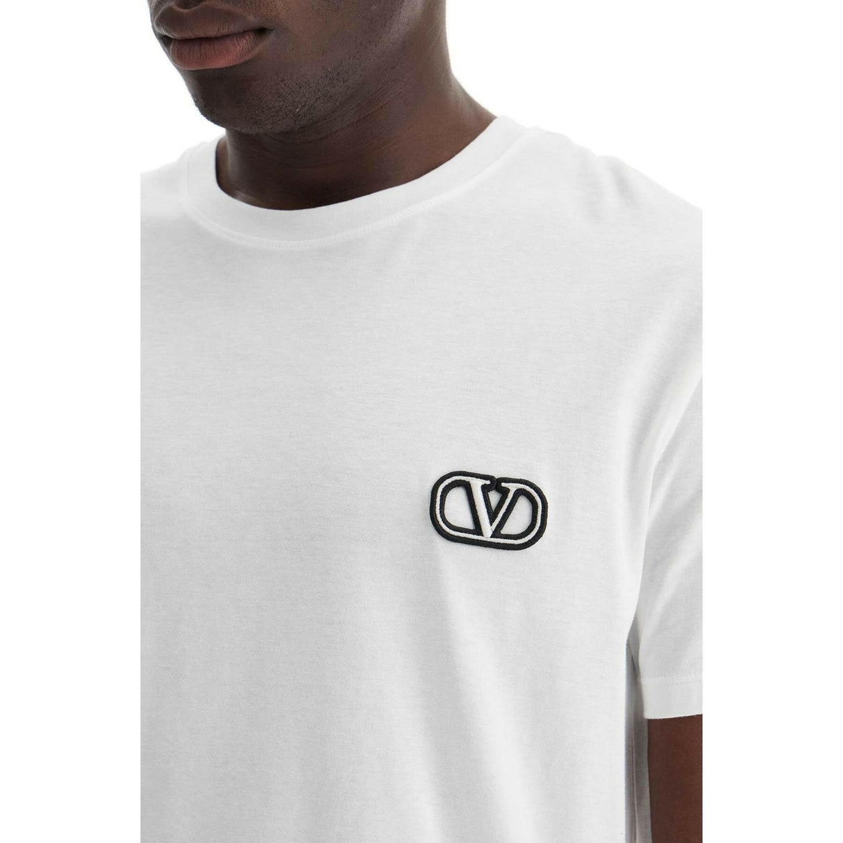 Signature Patch VLogo Cotton T-Shirt.