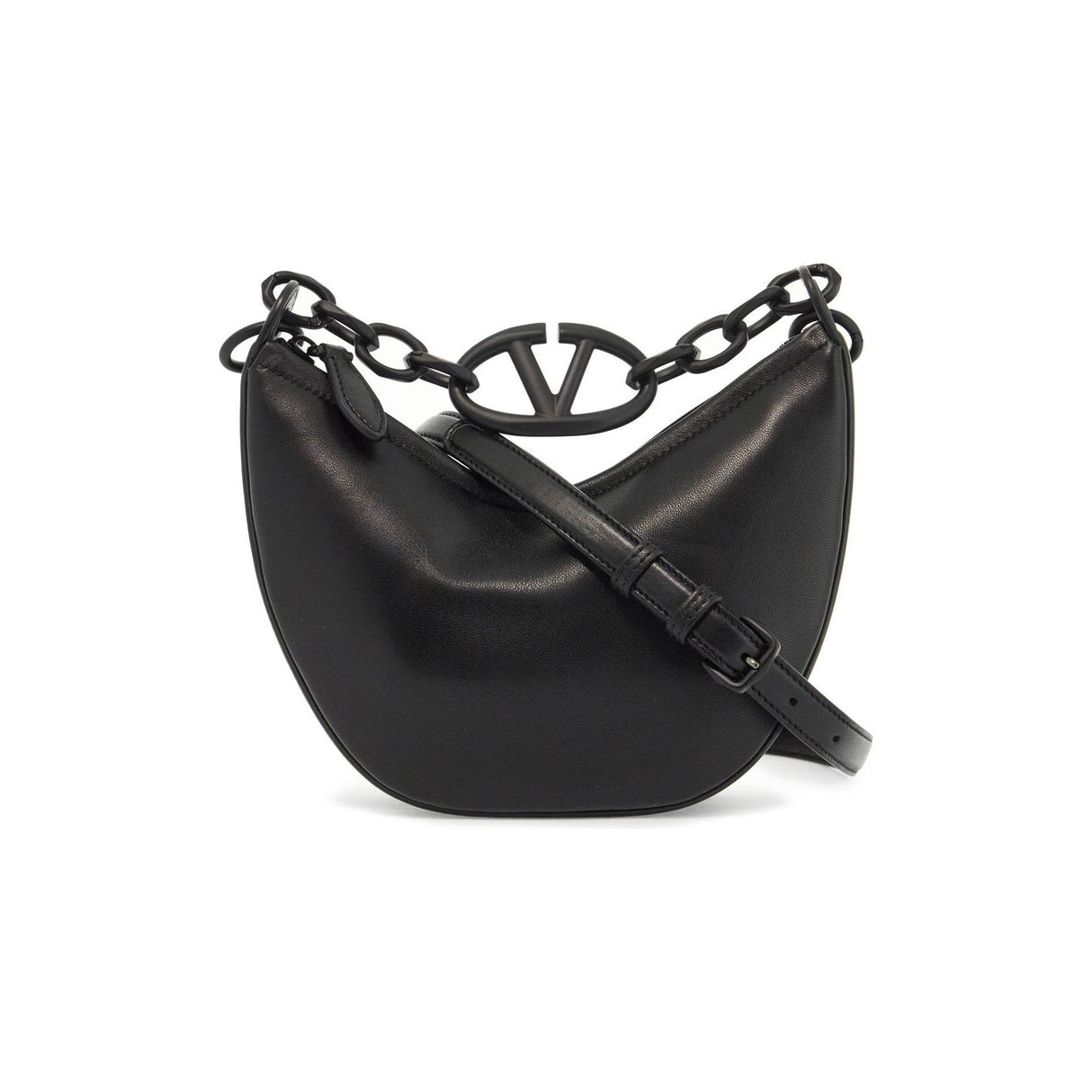 Mini Vlogo Moon Hobo Bag In