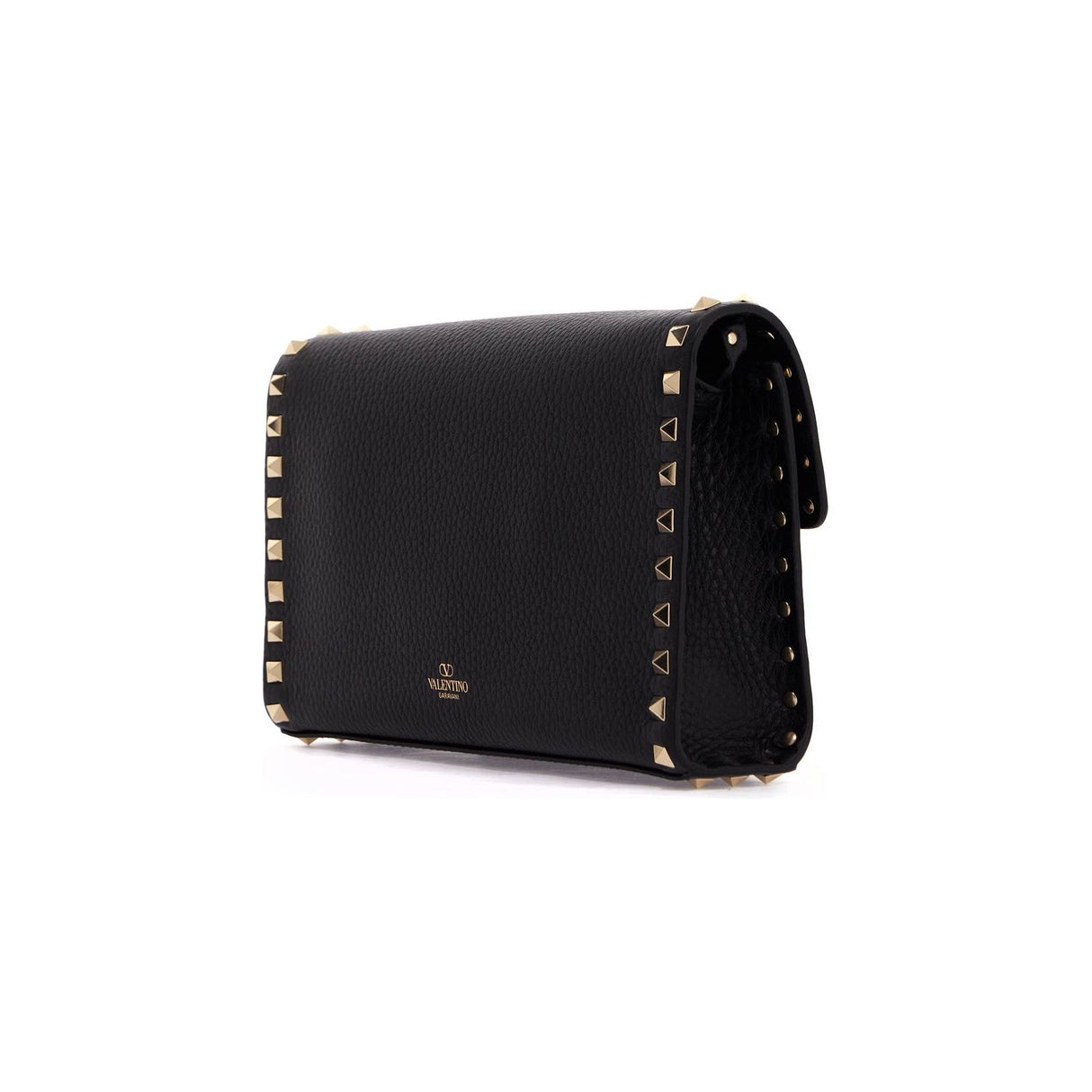 VALENTINO GARAVANI-Rockstud Small Grainy Calfskin Crossbody Bag -JOHN JULIA.