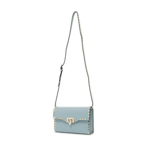 Small Rockstud Grainy Calfskin Crossbody Bag.