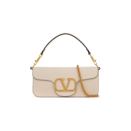 VALENTINO GARAVANI-Locò Leather Shoulder Bag -JOHN JULIA.