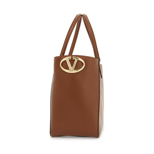 Nappa Calfskin VLogo Side Shopping Bag.