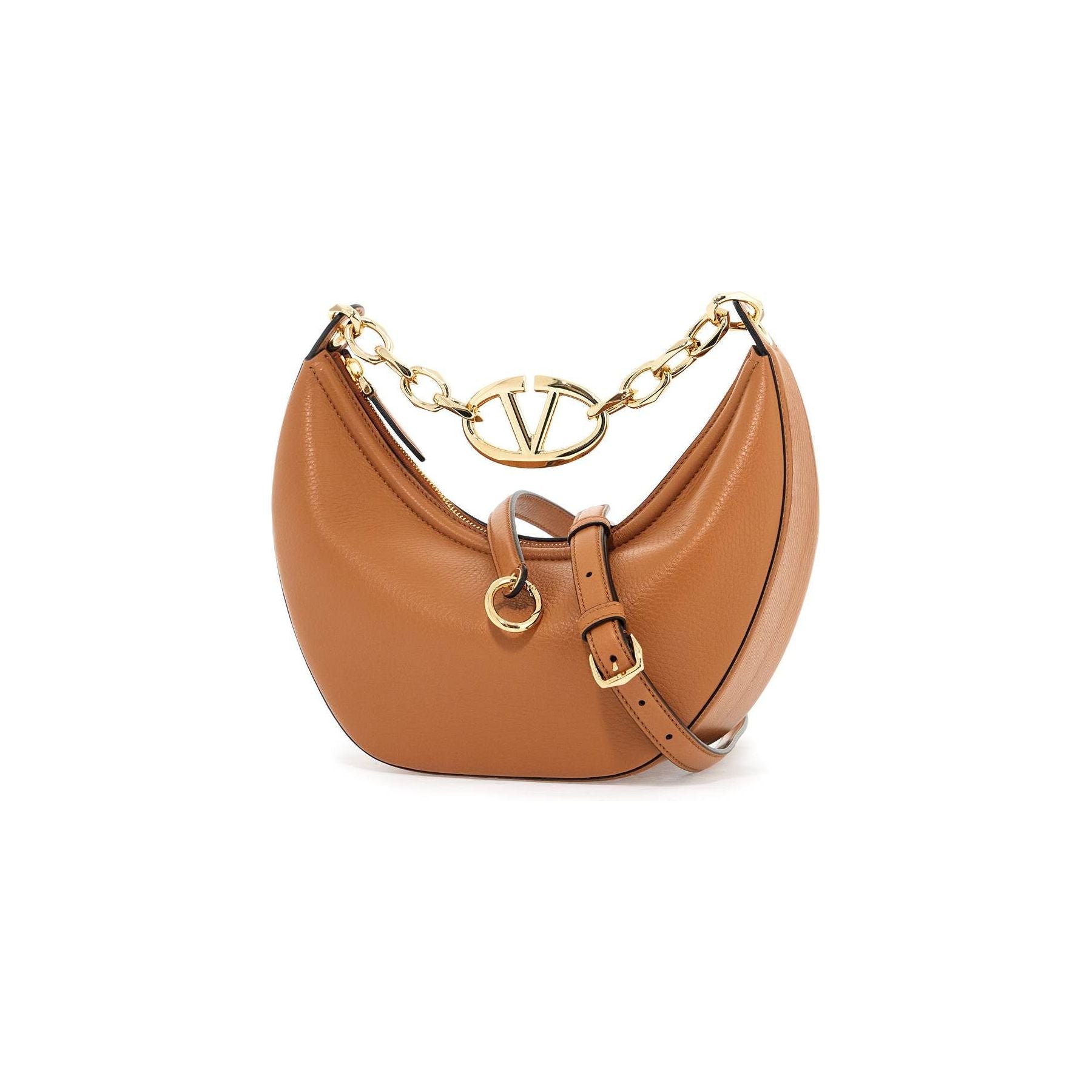 VALENTINO GARAVANI-Small Vlogo Moon Hobo Bag -JOHN JULIA.