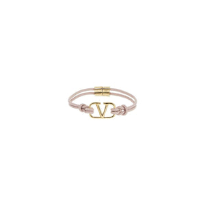 Leather Vlogo Signature Bracelet.