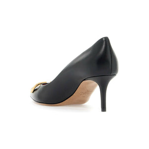 Vlogo Signature Leather Pumps.