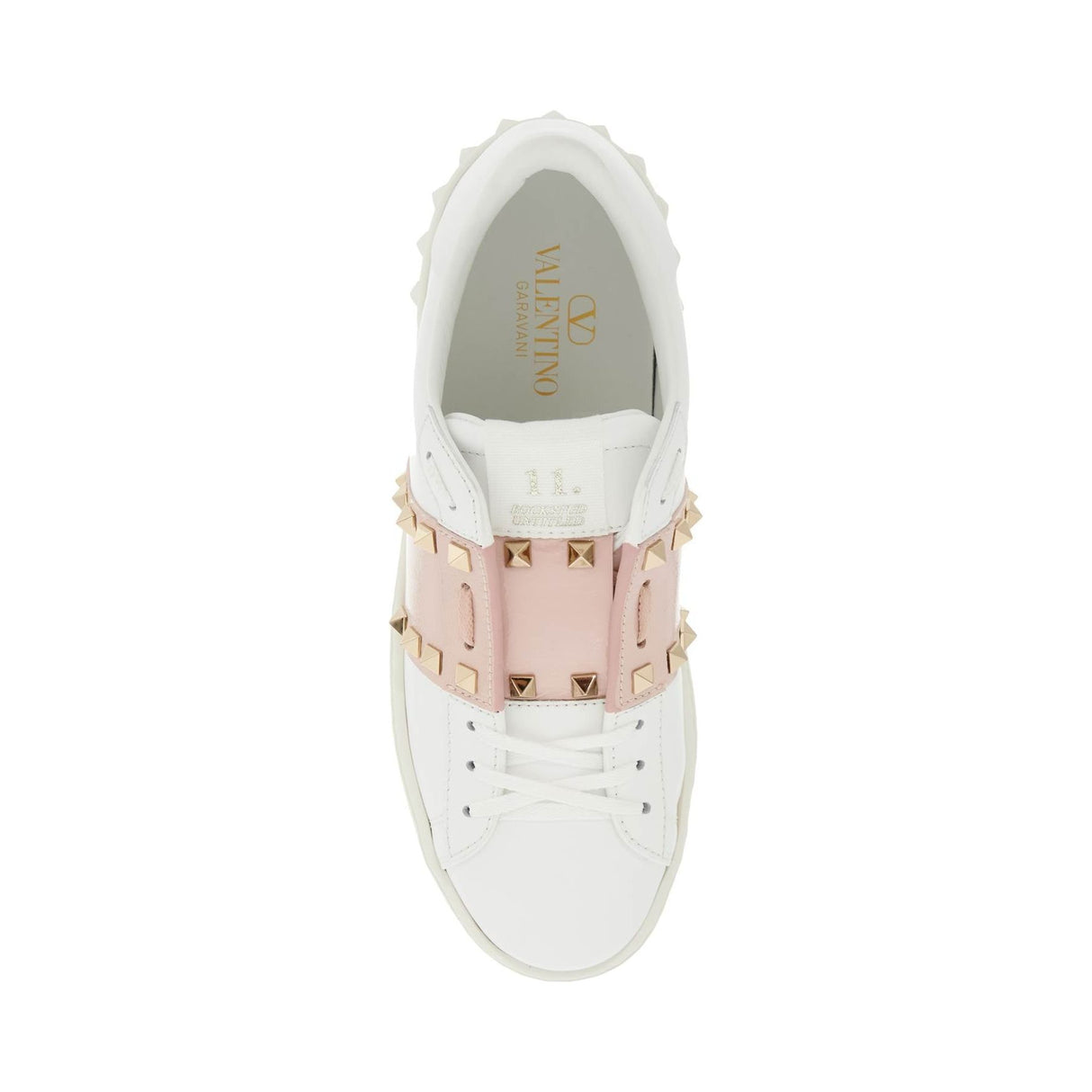 VALENTINO GARAVANI-Open Rockstud Untitled Sneakers -JOHN JULIA.