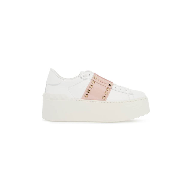 VALENTINO GARAVANI-Open Rockstud Untitled Sneakers -JOHN JULIA.