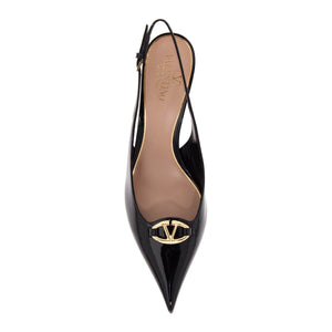 VALENTINO GARAVANI-Patent Leather Bold Edition VLogo Pumps -JOHN JULIA.