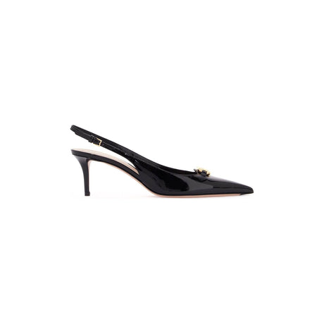 VALENTINO GARAVANI-Patent Leather Bold Edition VLogo Pumps -JOHN JULIA.