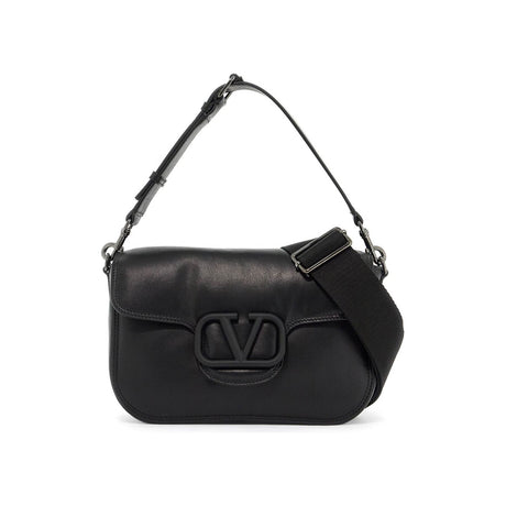 VALENTINO GARAVANI-Vlogo Signature Shoulder Bag In Nappa Leather -JOHN JULIA.