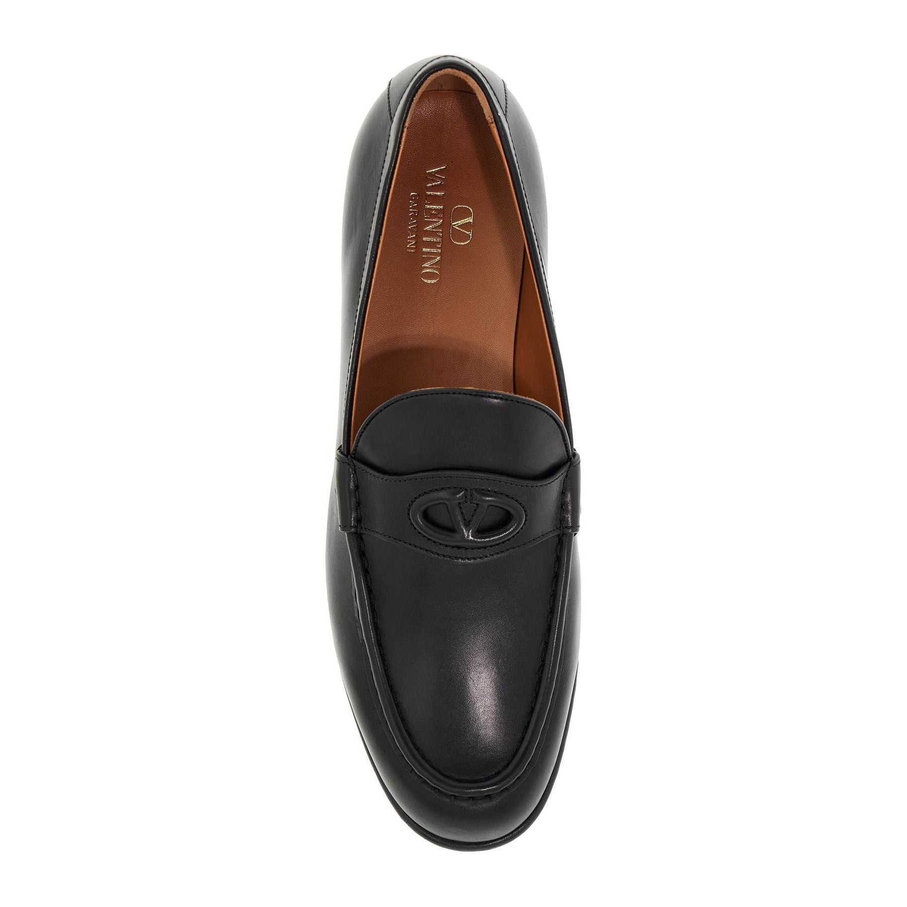 Signature VLogo Leather Loafers