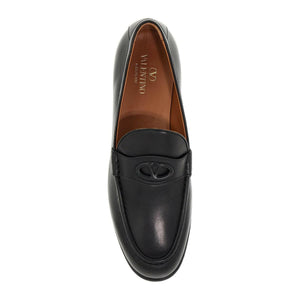 Signature VLogo Leather Loafers.