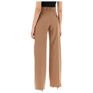 Pleated Wool Trousers