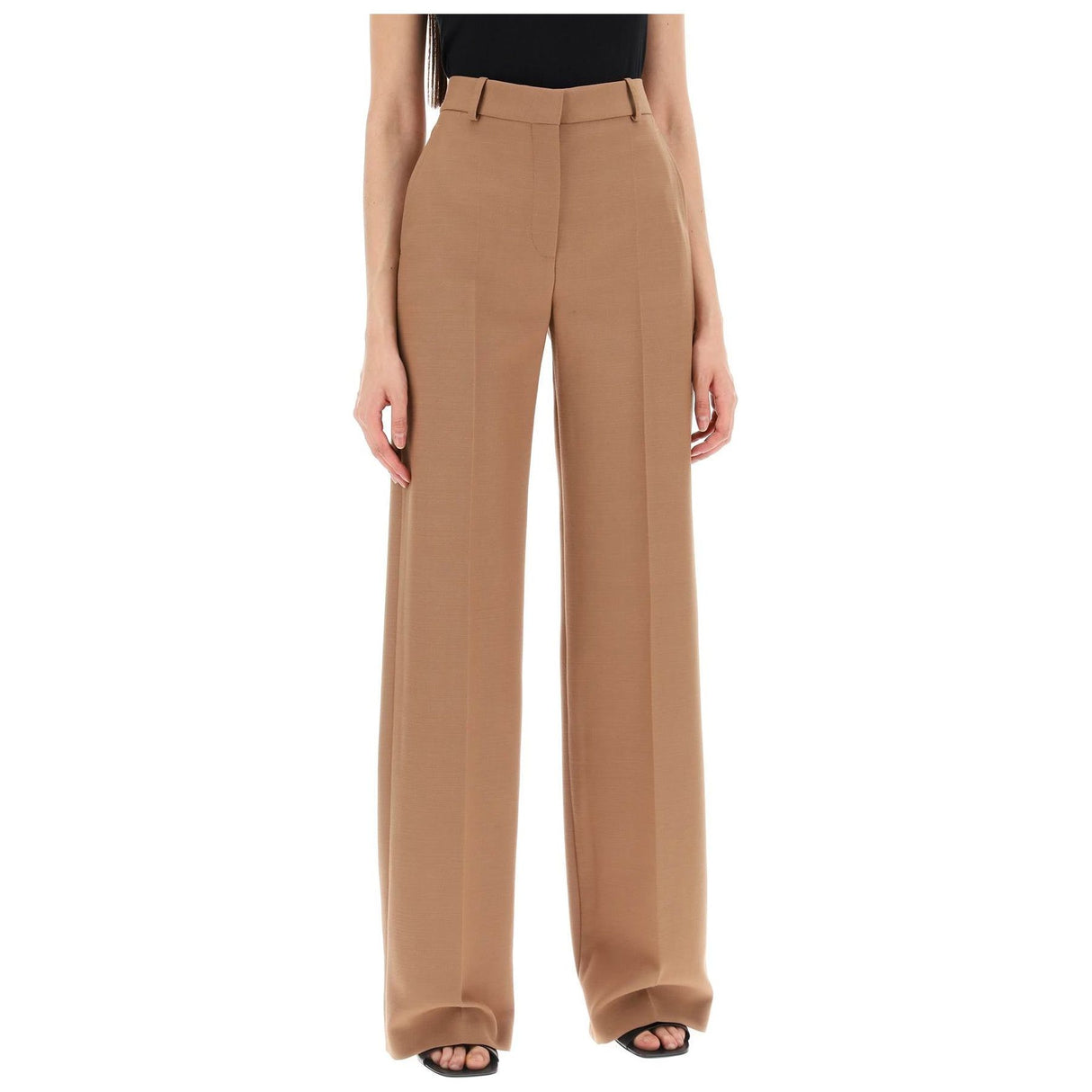 Pleated Wool Trousers