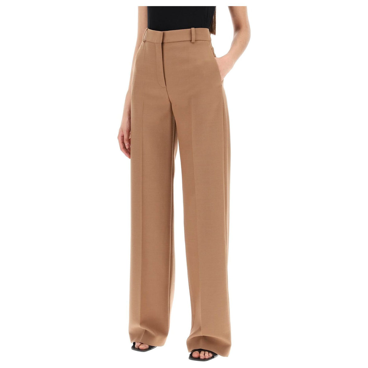 Pleated Wool Trousers