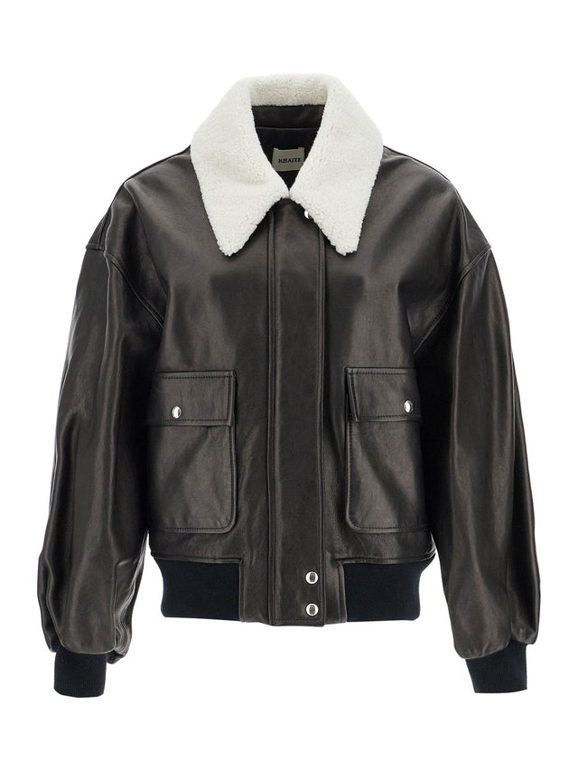 Leather Shellar Jacket-KHAITE-JOHN JULIA