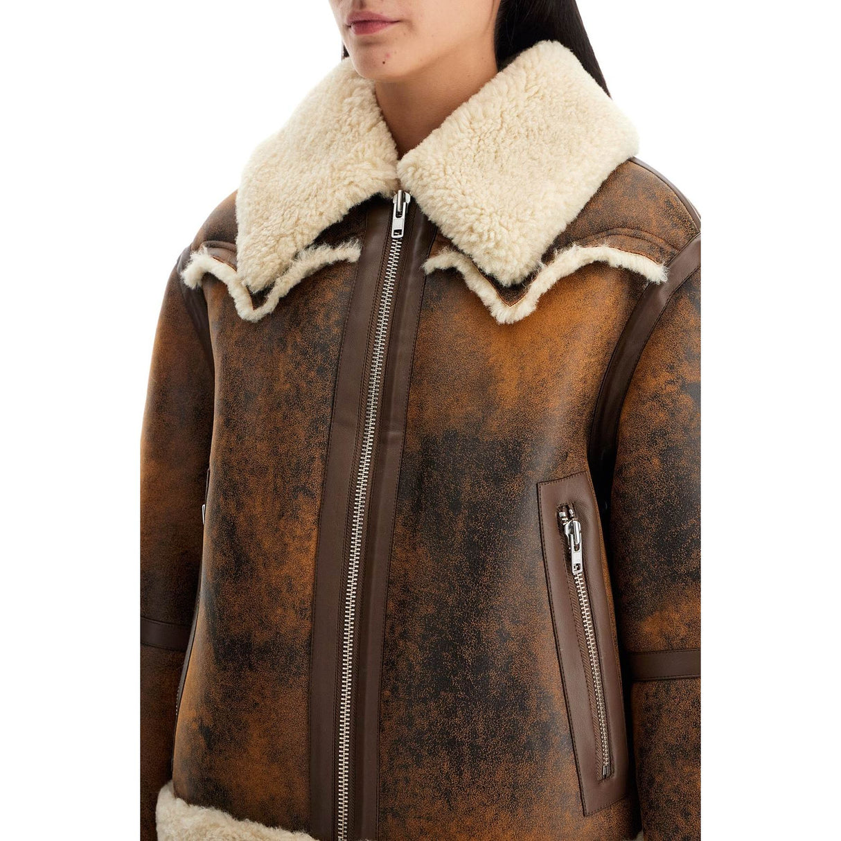 Lessie Faux Shearling Jacket