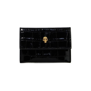 Envelope Skull Crocodile Card Holder