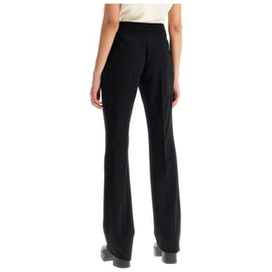 Stretch Wool Fluid Trousers.