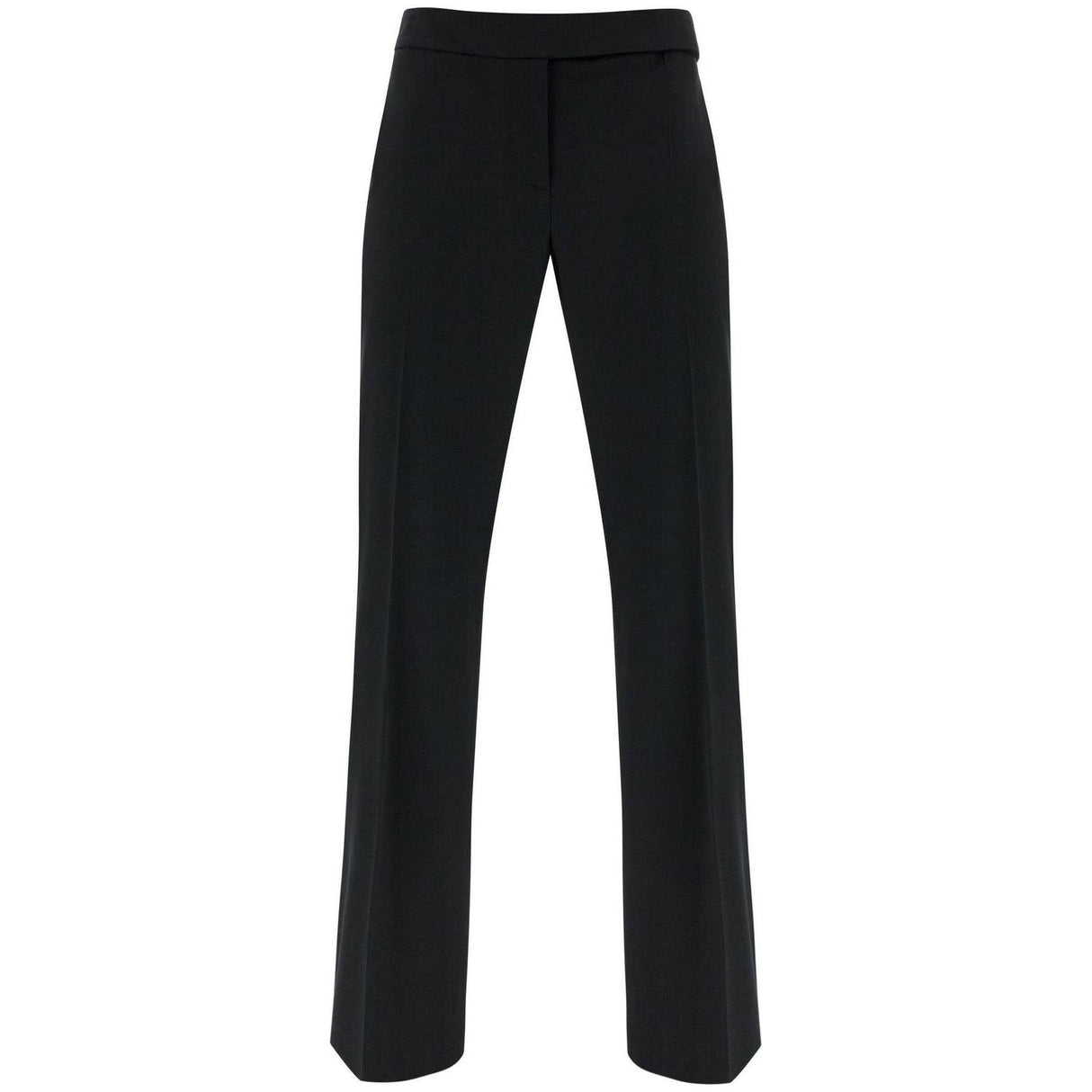 Stretch Wool Fluid Trousers.