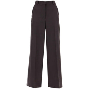 High-Waisted Wool Flared Trousers.