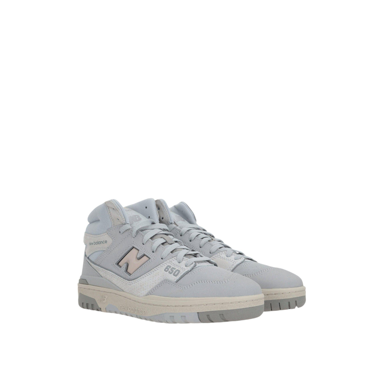 650 Nubuck Mesh High-top Sneakers-NEW BALANCE-JOHN JULIA