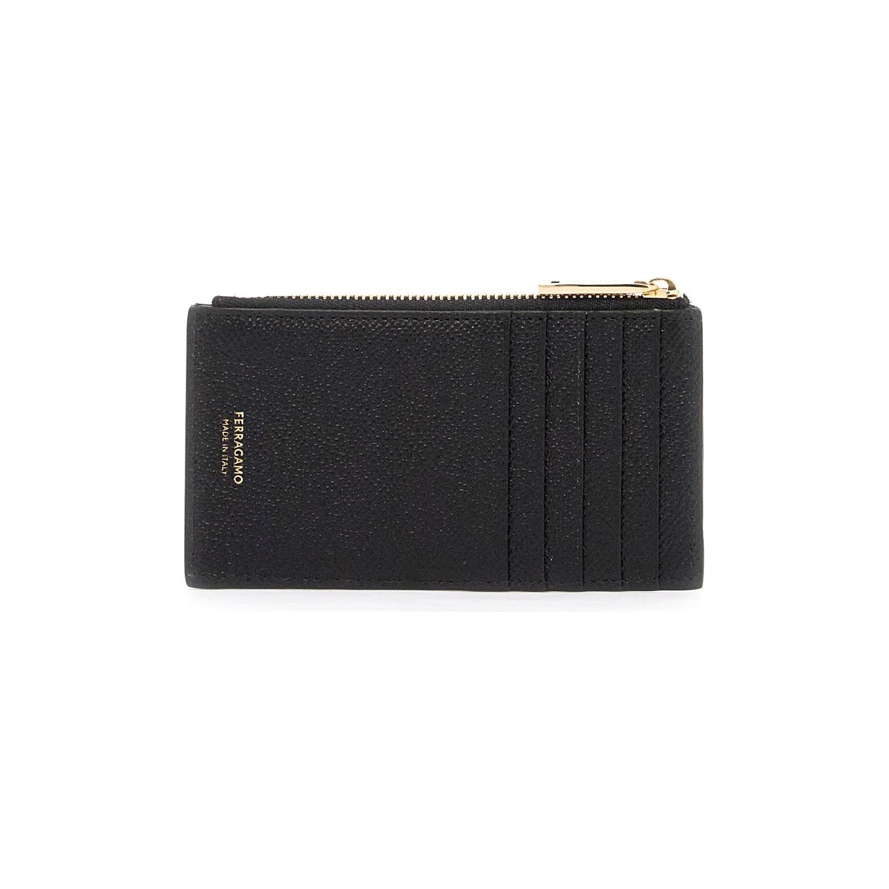 Calf Leather Zippered Card Case