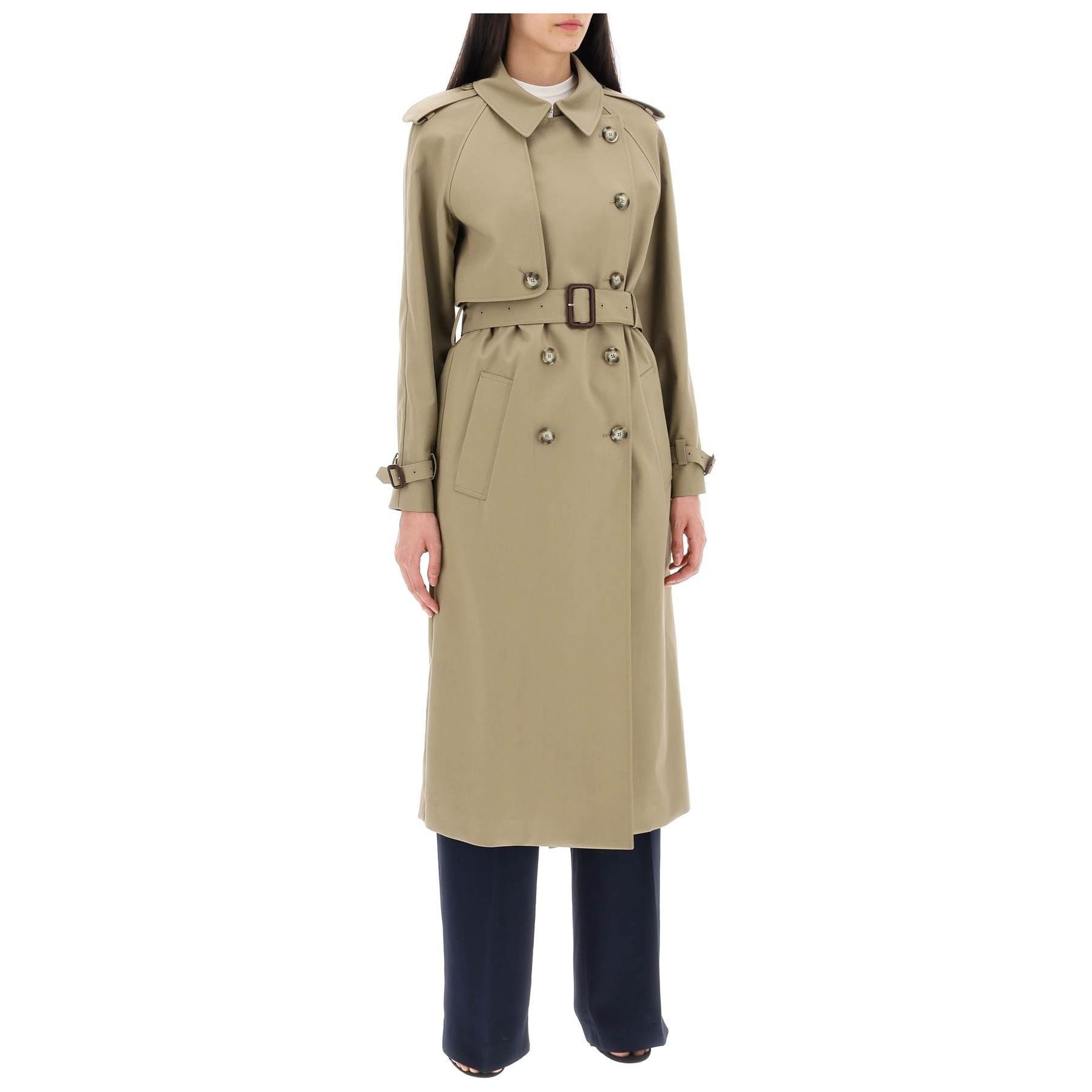Organic Cotton Double Breasted Trench