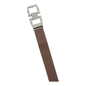 Gancini Buckle Leather Belt.