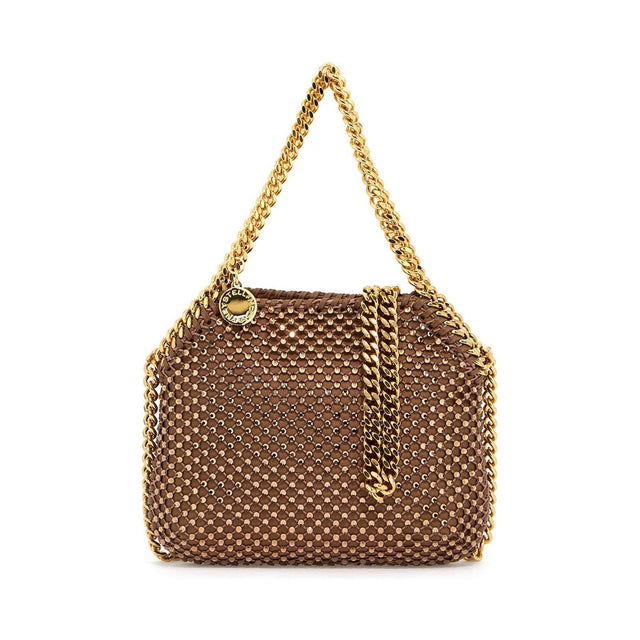 Falabella Mini Bag With Mesh And Crystals.