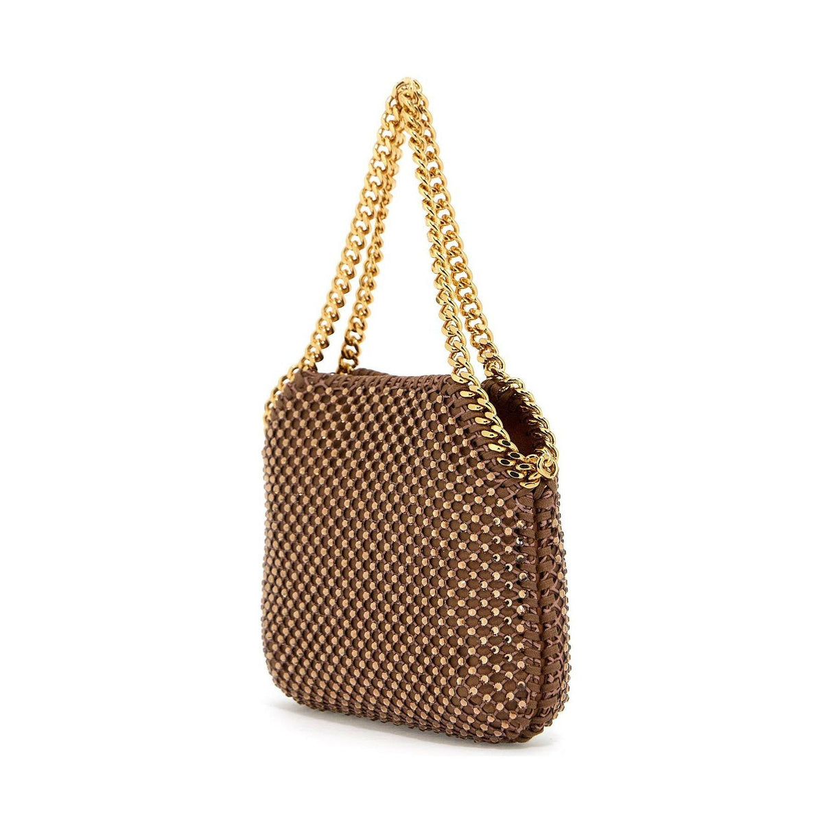 Falabella Mini Bag With Mesh And Crystals.