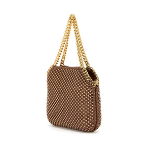 Falabella Mini Bag With Mesh And Crystals.