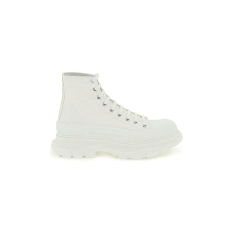 ALEXANDER MCQUEEN-Tread Slick Canvas Boots-JOHN JULIA