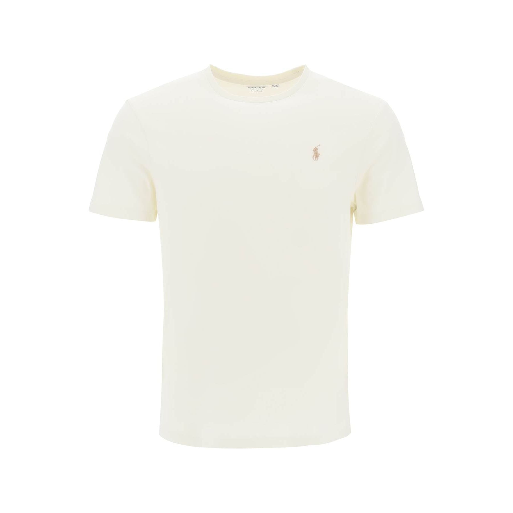 POLO RALPH LAUREN-Custom Slim Fit Jersey T Shirt -JOHN JULIA.