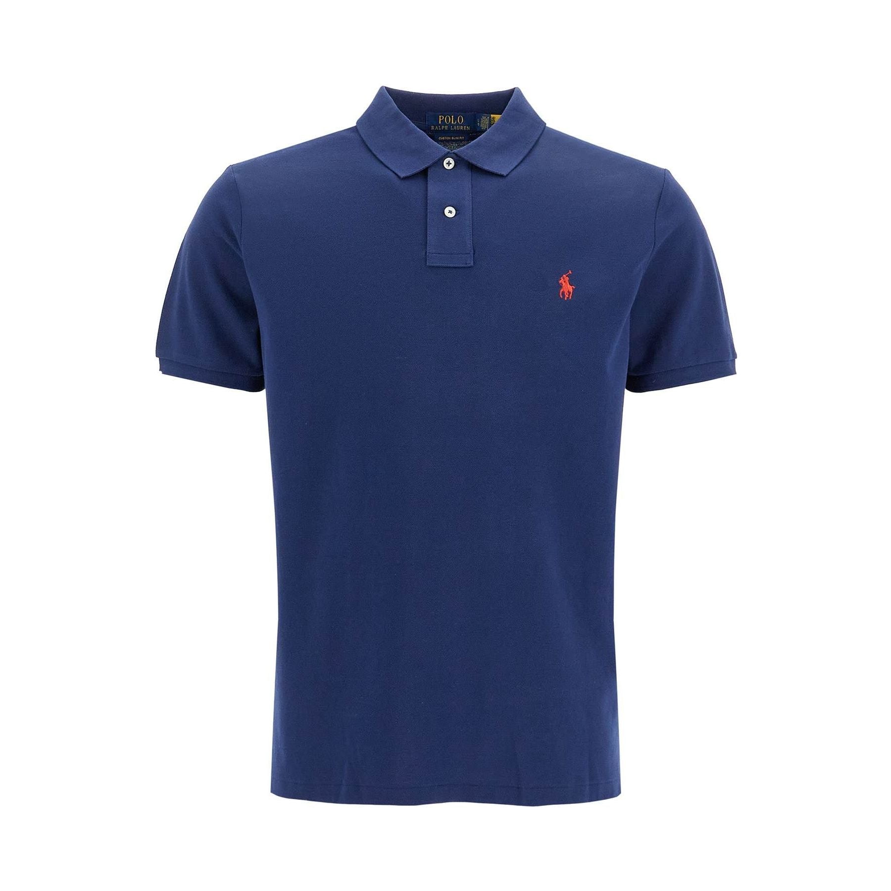 POLO RALPH LAUREN-Custom Slim Fit Short Sleeve Polo Shirt -JOHN JULIA.