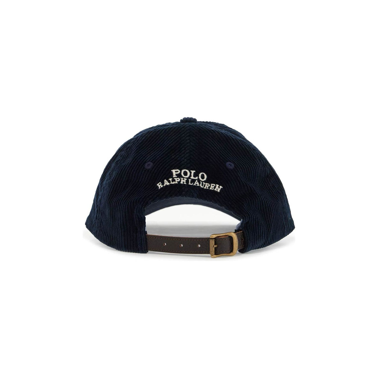 Velvet Ribbed Baseball Cap With Nine