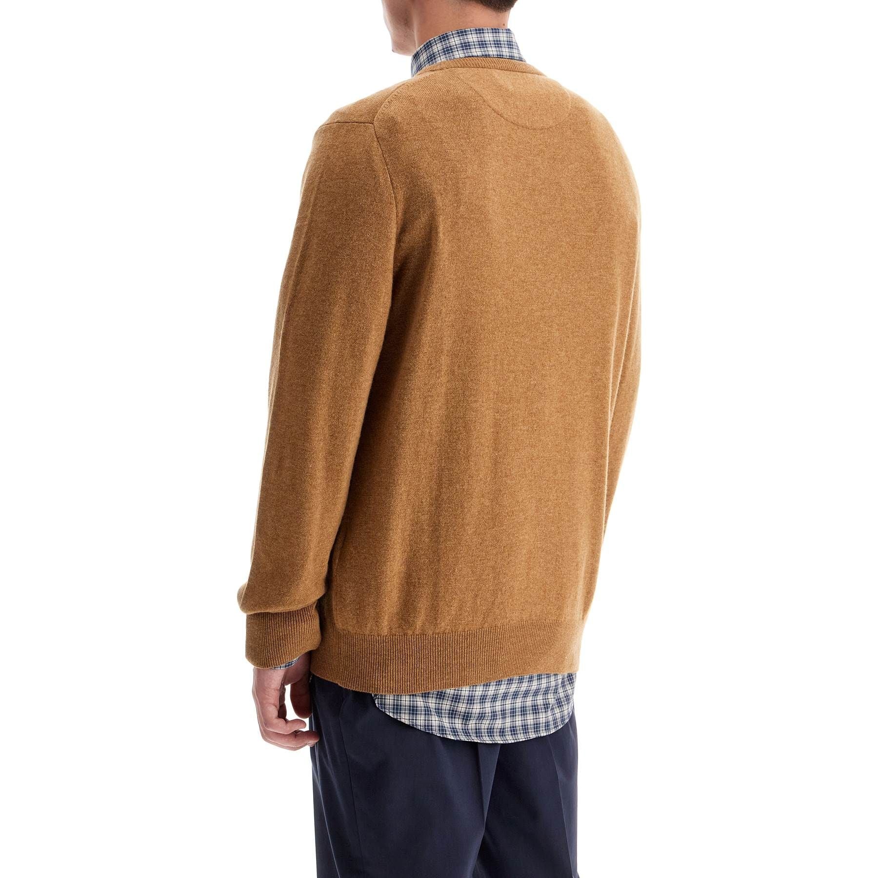 Wool Pullover With Pony Embroidery