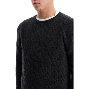 Cable Knit Wool-cashmere Sweater