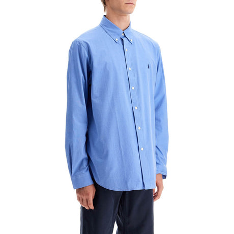 POLO RALPH LAUREN-Custom Fit Cotton Stretch Shirt -JOHN JULIA.