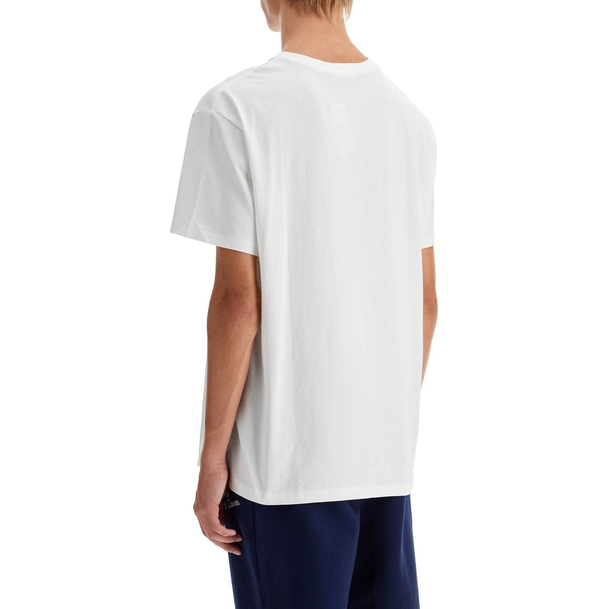 POLO RALPH LAUREN-Embroidered Signature T Shirt -JOHN JULIA.