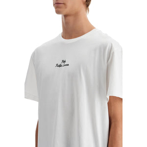 POLO RALPH LAUREN-Embroidered Signature T Shirt -JOHN JULIA.