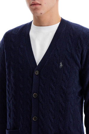 Wool And Cashmere Braided Cardigan