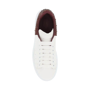 Oversized Leather Sneakers Crystals