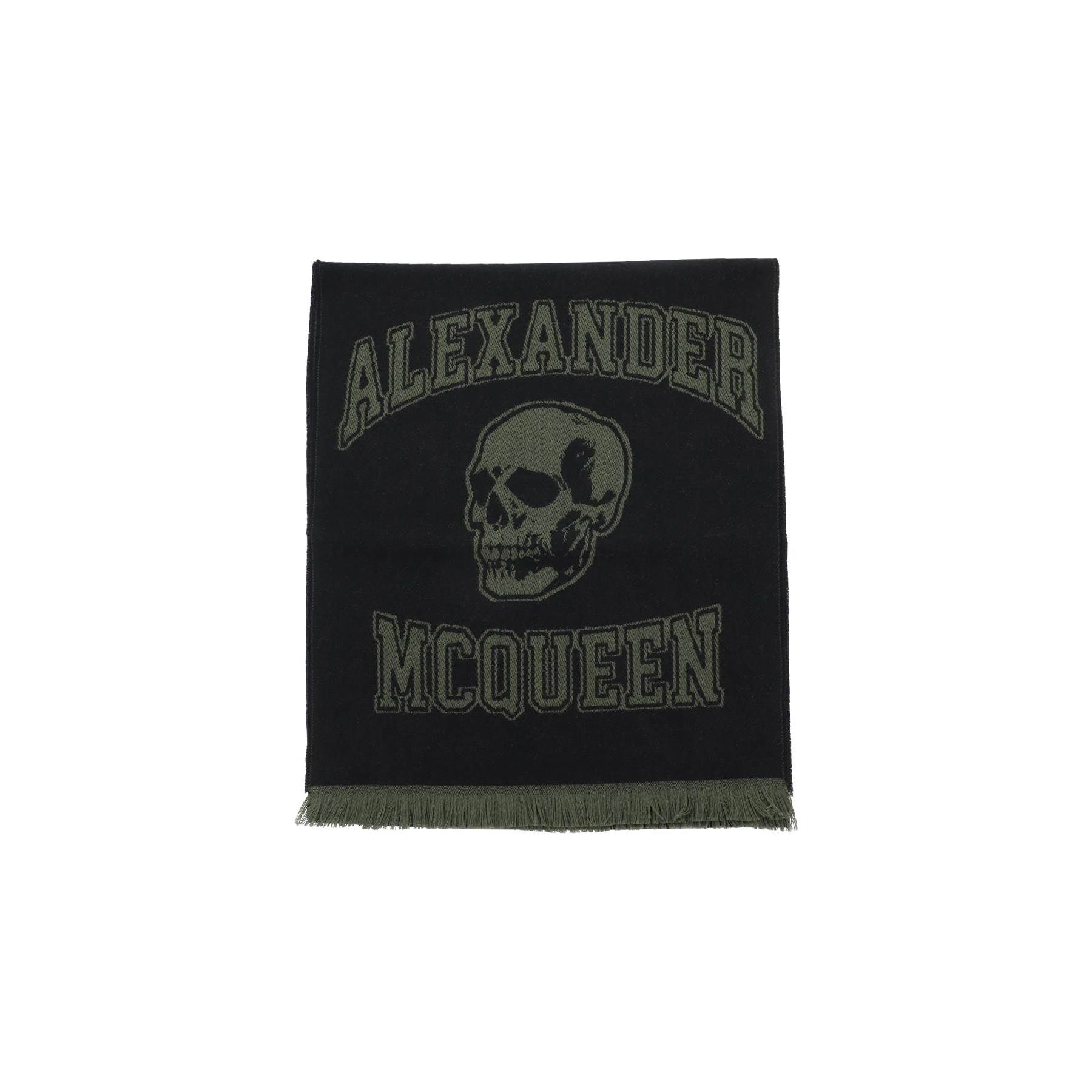 Varsity Logo Wool Jacquard Scarf