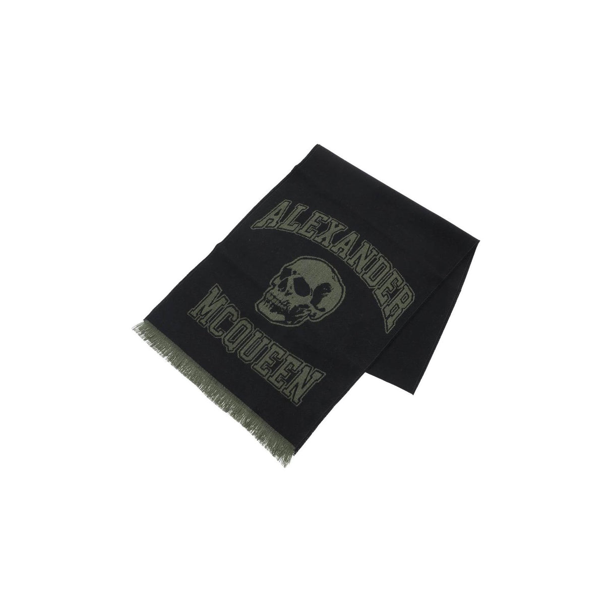 Varsity Logo Wool Jacquard Scarf