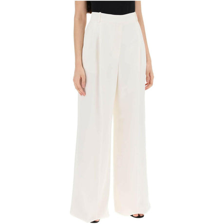 Double Pleated Palazzo Pants With.